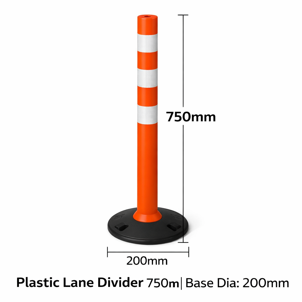 Plastic Lane Divider 750mm