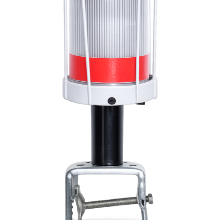 SOLAR DELINEATOR WITH MESH & METAL CLAMP