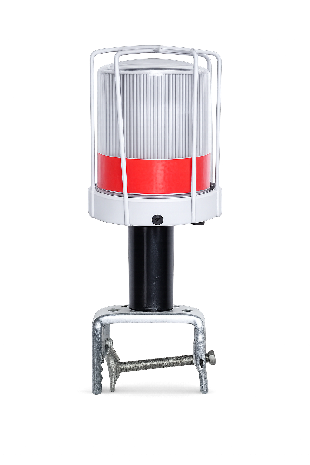 SOLAR DELINEATOR WITH MESH & METAL CLAMP